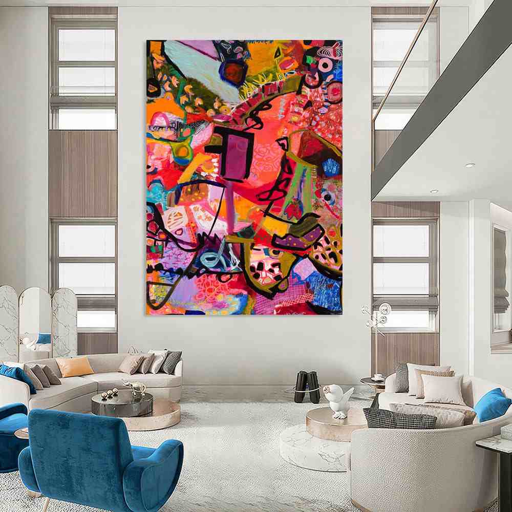garden abstract wall decor